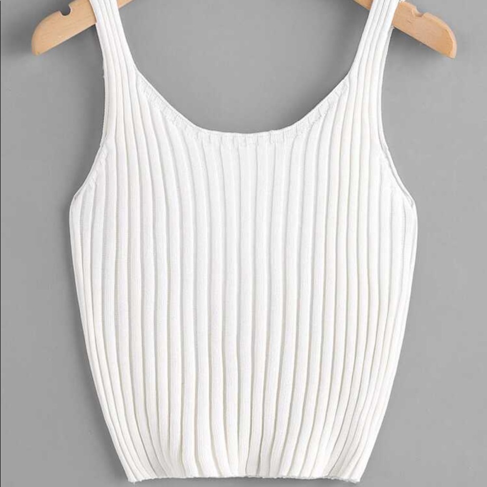 White tank top